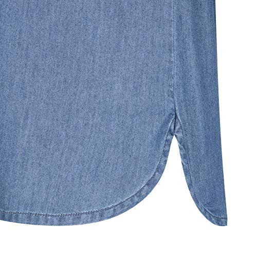 Armani Exchange 8nyc03 Blusa, Azul (Indigo Denim 1500), Small para Mujer