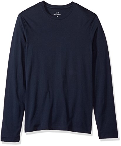 Armani Exchange 8nzm77 Camisa Manga Larga, Azul (Navy 1510), X-Large para Hombre
