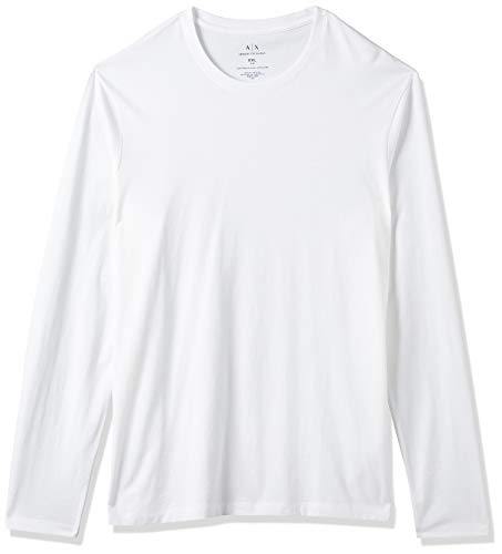Armani Exchange 8nzm77 Camisa Manga Larga, Blanco (White 1100), XX-Large para Hombre