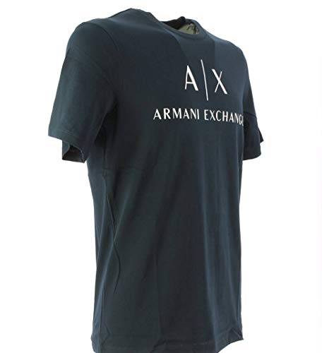 Armani Exchange 8nztcj Camiseta, Azul (Navy 1510), L para Hombre