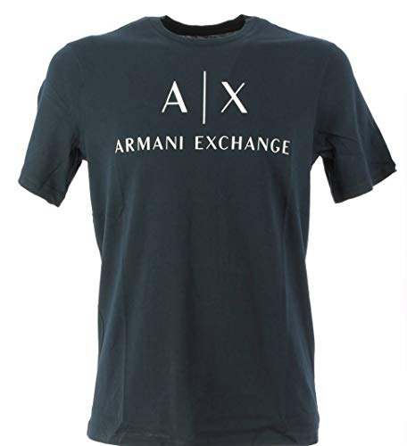 Armani Exchange 8nztcj Camiseta, Azul (Navy 1510), L para Hombre
