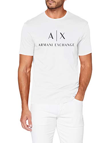 Armani Exchange 8nztcj Camiseta, Blanco (White 1100), S para Hombre