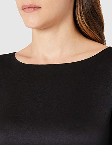 Armani Exchange Black Business Dress Vestimenta Casual de Negocios, Negro, Talla única para Mujer