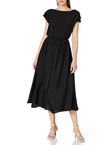 Armani Exchange Black Business Dress Vestimenta Casual de Negocios, Negro, Talla única para Mujer