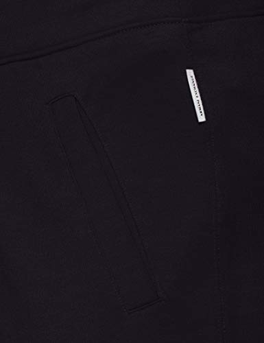 Armani Exchange Double Knit, Side Logo Pantalones de Deporte, Azul (Navy 1510), 40 (Talla del Fabricante: Small) para Mujer