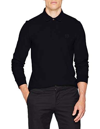 Armani Exchange The, Not So Basic After All Polo, Azul (Navy 1510), X-Small para Hombre