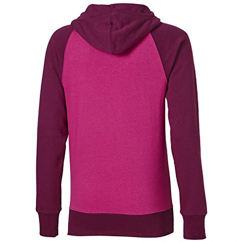 ASICS Logotipo Knit Sudadera con Capucha Sudadera con Capucha para Mujer-Camiseta Jersey 131454-6020 Berry, Mujer, Color - Rosa, tamaño XS