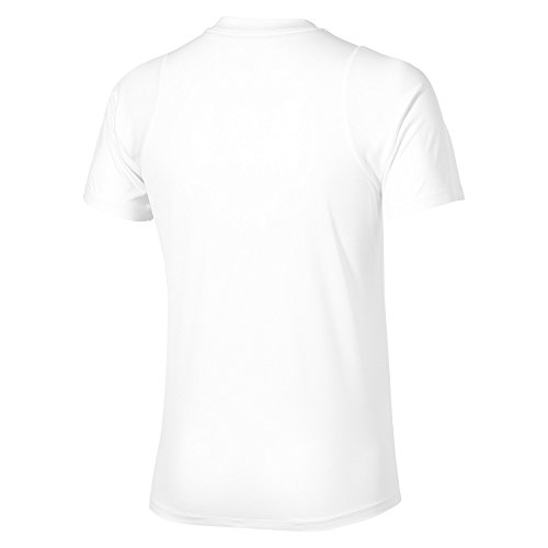 ASICS Oberbekleidung Club Short Sleeve Top Blanco Blanco Talla:Extra-Large