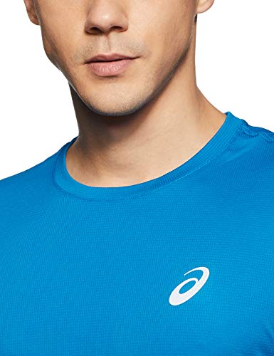 ASICS Silver SS Top T-Shirt, Race Blue, XL Unisex-Adult