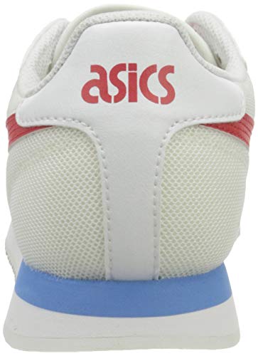 ASICS Tiger Runner, Zapatillas Hombre, White/Classic Red, 41.5 EU