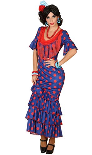 Atosa-38605 Disfraz Flamenca, Color Violeta, XL (38605)