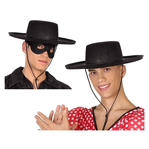 Atosa-59023 Sombrero Cordobés, color negro, única (59023)