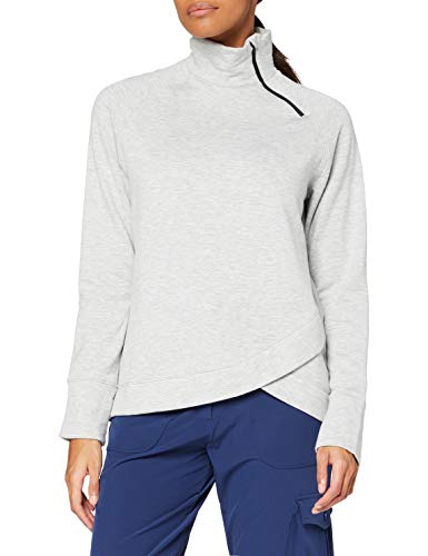 AURIQUE AM20AW007 Sudadera con Capucha de Deporte, Gris (Grey Marl), 42