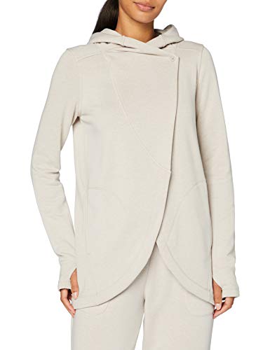 AURIQUE MKSS18AZL03 Sudadera con Capucha de Deporte, Beige (Gris Ahumado), 38