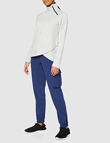 AURIQUE Sudadera deportiva de cuello alto con cremallera media