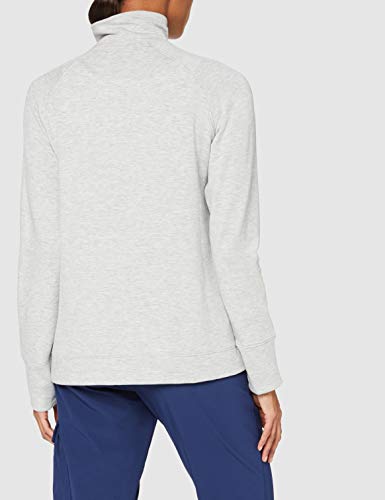 AURIQUE Sudadera deportiva de cuello alto con cremallera media