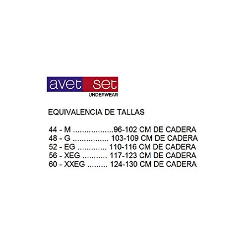 AVET 3390 - braga bikini basica la prenda se ajusta a la perfección al contorno de tu cuerpo. (M, NEGRO)