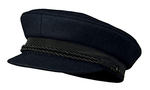 Balke Gorra de marinero de Capitán Para Unisex Adultos [Azul - 7.25]