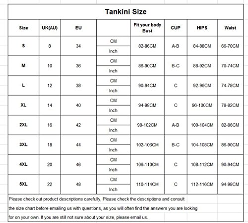 Bañador con Falda Traje de baño de Una Pieza Plus Talla para Mujer Puntos Impresión Traje de Baño Tankini Pantalones + Traje de Baño Negro Azul Púrpura