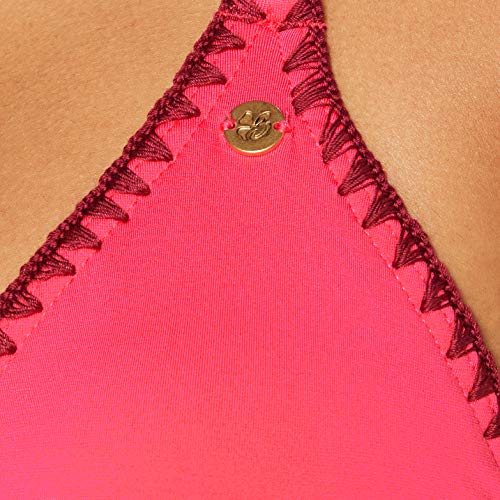 Banana Moon NUCO ETHNICHIC Tops de Bikini, Rose (Framboise Lux63), 90B para Mujer