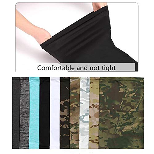 Bandana, Elastic Tube Headwrap Bufanda Máscara de Bandana para Hombres Mujeres Verano al Aire Libre Deportes Ciclismo Motociclismo