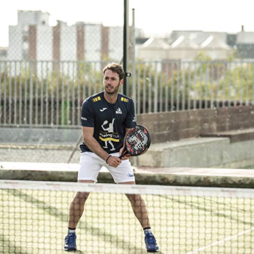 Barcelona Padel Tour | Camiseta Manga Corta Técnica Vueling Cup Hombre | Estampación Especial de Pádel | De Tacto Suave y Secado Rápido | Ropa Deportiva Azul Marino L