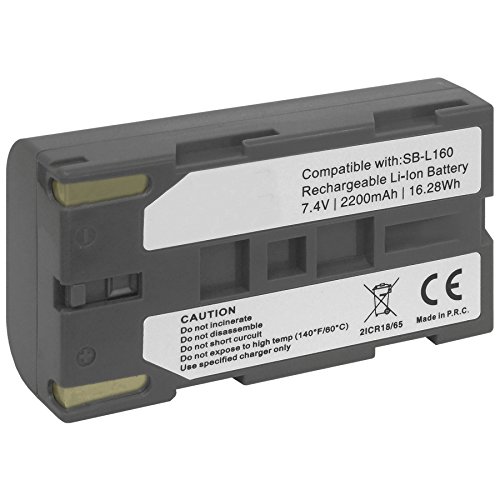 Batería 2200mAh para Samsung SB-L160 / SC-L860, L870, L901, L907, W87, W97. / VP-L520, L530, L800, W70, W80. - Ver Lista!