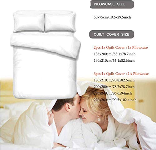 BATTE - Juego de funda de edredón con diseño de calavera de horror, estampado 3D, ropa de cama de esqueleto gótico de microfibra con funda de almohada (220 x 240 cm)