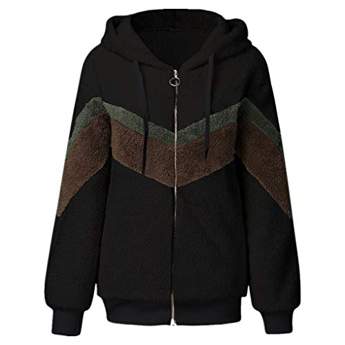 BBestseller Sudadera con Capucha para Mujer Casual Otoño Invierno Abrigo de Felpa Hooded Sweatshirt Manga Larga Pullover Elegante Jacket Deporte Outwear Chaquetas Tops