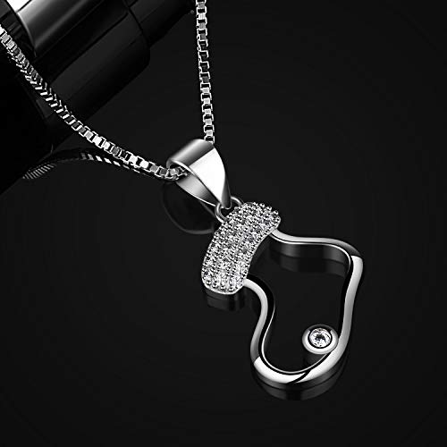 B.Catcher Collar Mujer Collares Plata de Ley 925 Colgante ''Calcetines de Navidad'' con para Regalo Originales Cadena 45cm Longitud