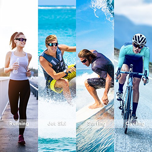 Bea Cool Gafas de sol polarizadas deportivas para hombres, mujeres, jóvenes, béisbol, ciclismo, correr, conducir, pescar, golf, motocicleta, tac, gafas (Rosa)