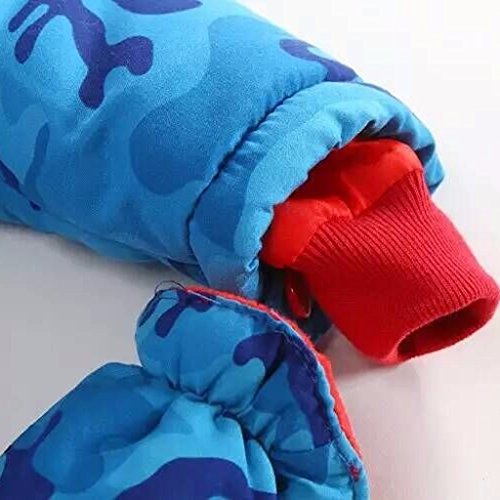 Bebé Traje de Nieve Niño con Capucha Mameluco Cremallera Frontal (9-12 Meses)