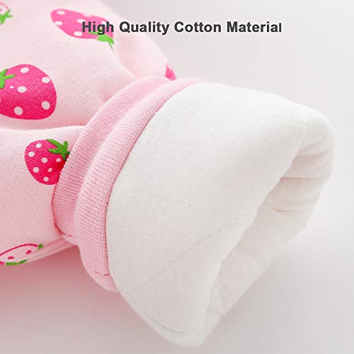 Bebé Traje de Nieve Set Peleles con Capucha Botines Conjunto de Ropa Invierno Muchachos Caricatura Mameluco, Pingüino 6-9 Meses