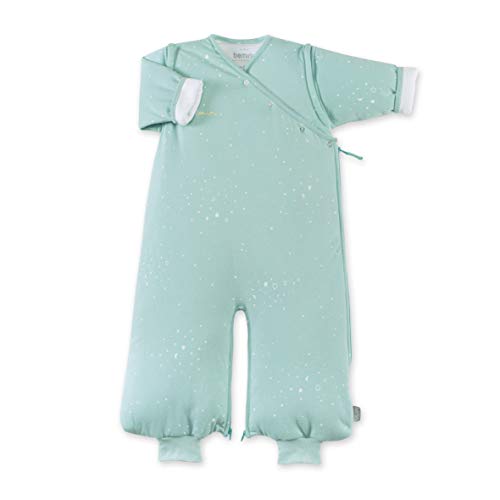 BEMINI - Saco de Dormir Magic Bag con Mangas Colección Frizy Verde de Gris 3/9 Meses 70 cm De Pady Jersey Temporada de Invierno