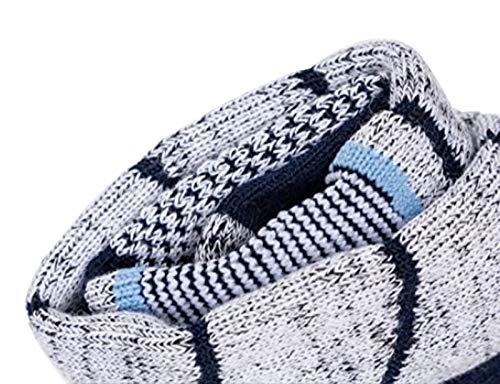 BenBoy Calcetines Térmicos de Esquí para Hombre Mujer Cálidos Altos Invierno Calcetines de Nieve Snowboard Senderismo,WZ3327-Darkblue-XL