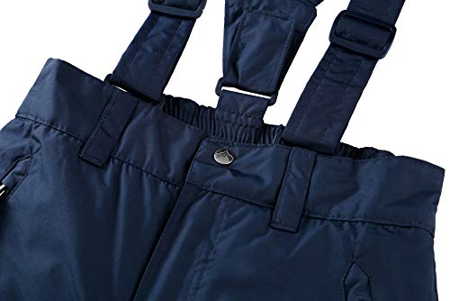 BenBoy Pantalones de Esquí para Niños Montaña Pantalones de Nieve Impermeables Invierno Deportes Niñas Niños Pantalones Trekking Escalada,KZ2216-Darkblue-152