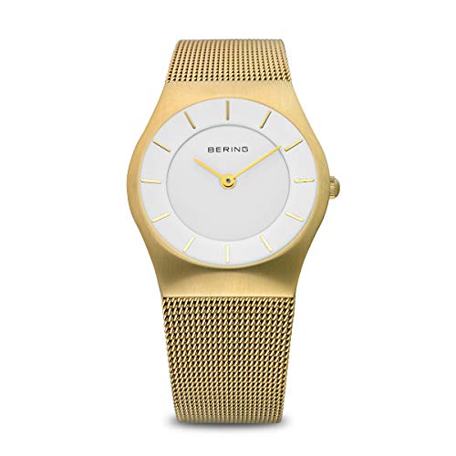BERING Reloj analógico para Mujer de Cuarzo con Correa en Acero Inoxidable 11930-334
