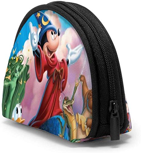 Bernice Winifred Ca-rtoon M-Ickey Mouse Coin Purse para mujer Shell Storage Bolsas de cosméticos para lápiz labial Keys Coins5-Black