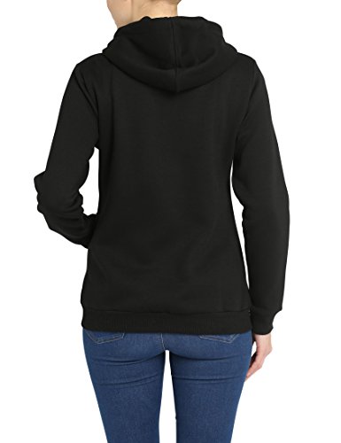 Berydale Bd319, Sudadera para Mujer, Negro (Schwarz), 36 (Talla del Fabricante: Small)