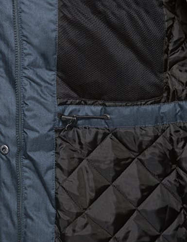 Berydale Parka para mujer con capucha y lazos para los pulgares, Azul, 42 (Talla del fabricante: XL)