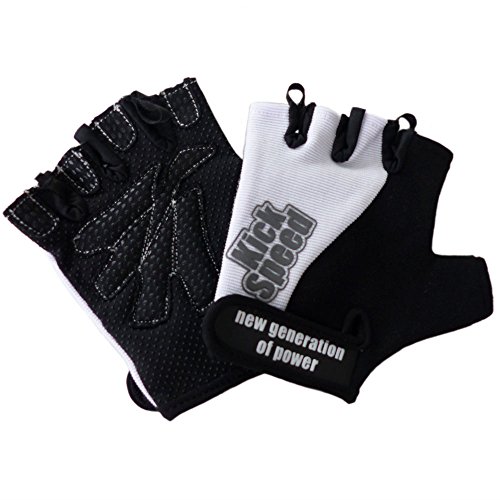 Best Body Nutrition Guantes para Fitness, Unisex, Negro/Azul, M