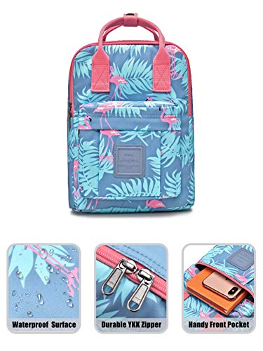 Bestie 12" Mochila Pequeña Mini Mujer, 8 litros, Flamencos Milenarios