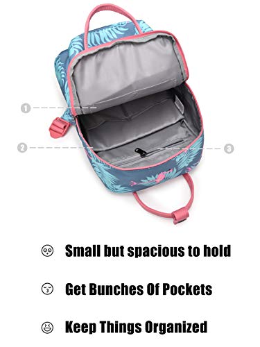 Bestie 12" Mochila Pequeña Mini Mujer, 8 litros, Flamencos Milenarios