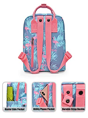 Bestie 12" Mochila Pequeña Mini Mujer, 8 litros, Flamencos Milenarios
