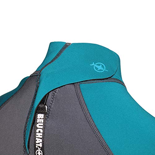 Beuchat Atoll ZD 2mm Mujer Shorty, Women's, Azul/Gris, M