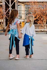 Bibbidi Boutique - Delantal reversible para disfraz de princesa, Hermanas de nieve, Azul real, azul claro., Talla única