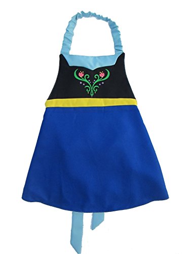 Bibbidi Boutique - Delantal reversible para disfraz de princesa, Hermanas de nieve, Azul real, azul claro., Talla única
