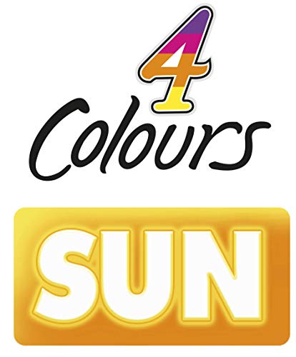 BIC 4 Colores Sun Retractable Bolígrafos retráctiles, punta media (1.0 mm), colores modernos, blíster de 1 unidad