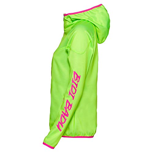 BIDI BADU Inga Tech - Chaqueta para mujer, Unzutreffend, Evergreen, Chaqueta Inga., Mujer, color amarillo neón, rosa., tamaño large