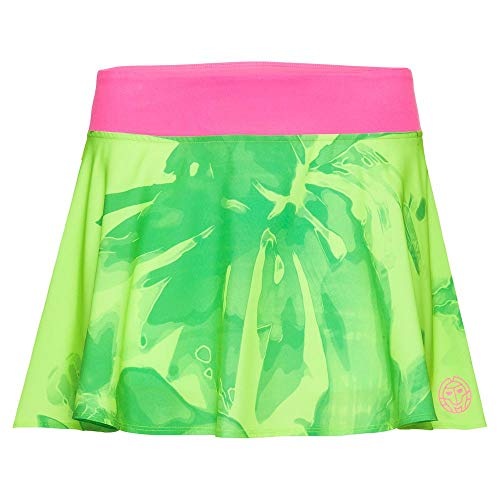 BIDI BADU Mora Tech Skort Mora - Pantalón Corto Deportivo para Mujer, Unzutreffend, Evergreen, Mora Tech Skort, Mujer, Color Verde neón, Rosa, tamaño Small